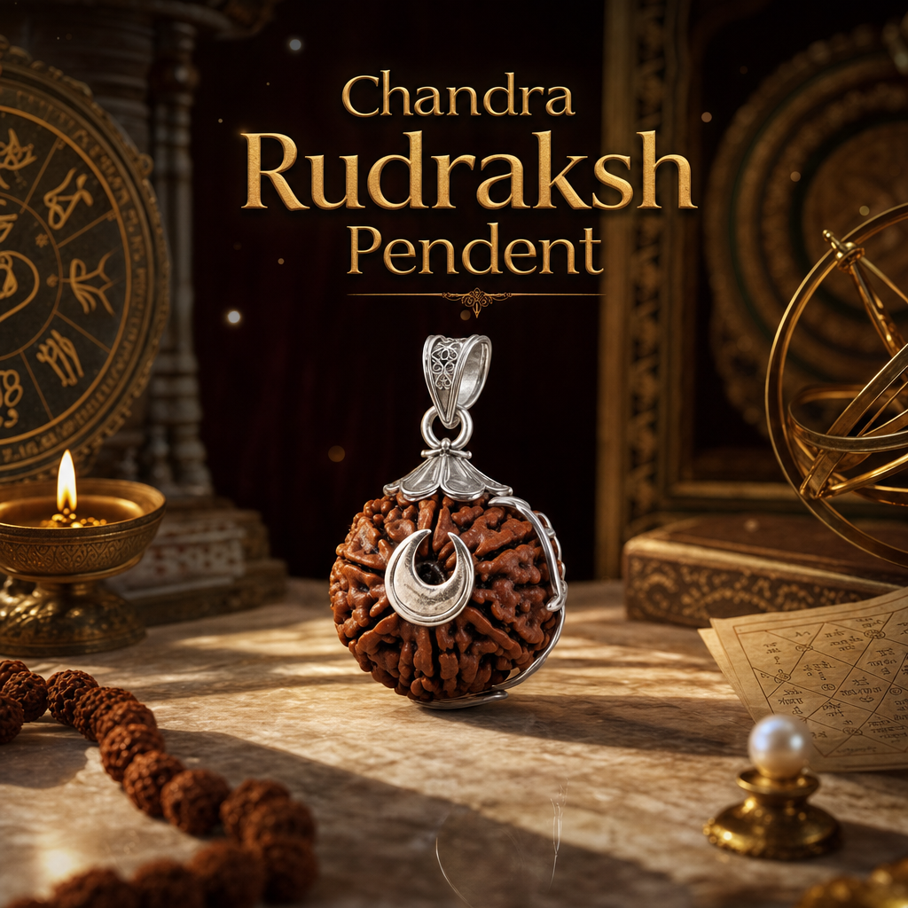 Chandra Rudraksh Pendent