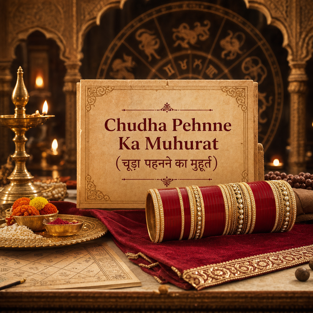 Chudha Pehnne Ka Muhurat (चूड़ा पहनने का मुहूर्त)