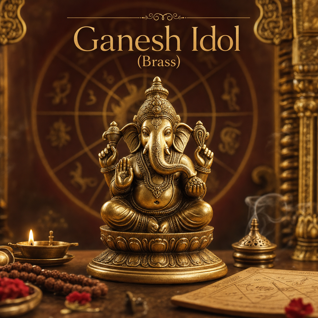 Ganesh Idol (Brass)