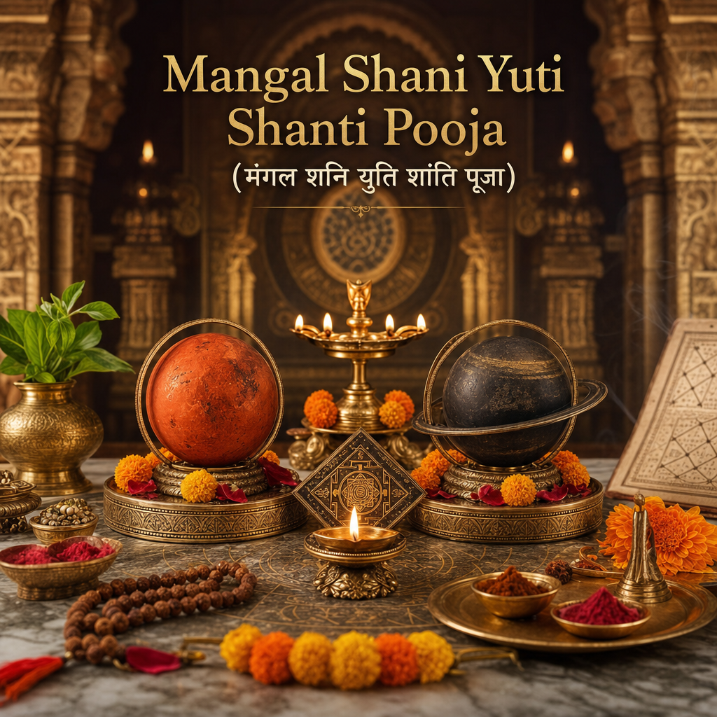 Mangal Shani Yuti Shanti Pooja (मंगल शनि युति शांति पूजा)