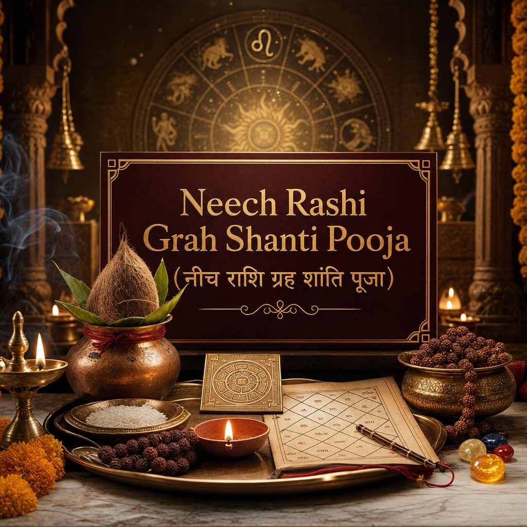 Neech Rashi Grah Shanti Pooja (नीच राशि ग्रह शांति पूजा)