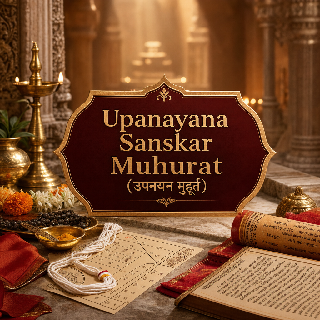 Upanayana Sanskar Muhurat (उपनयन मुहूर्त)
